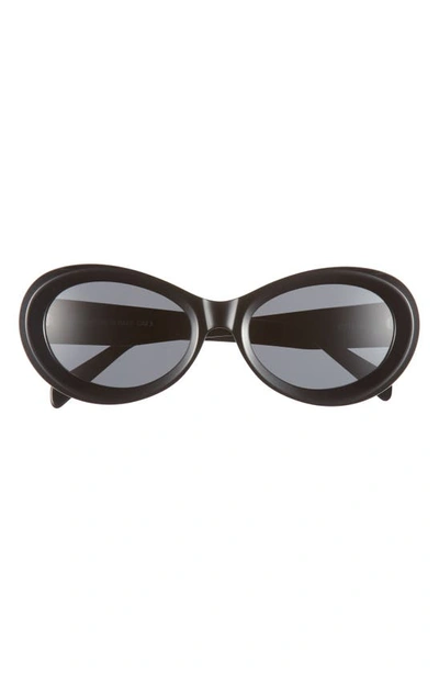 Shop Totême The Ovals Sunglasses In Black