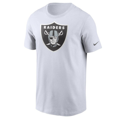 Shop Nike White Las Vegas Raiders Primary Logo T-shirt