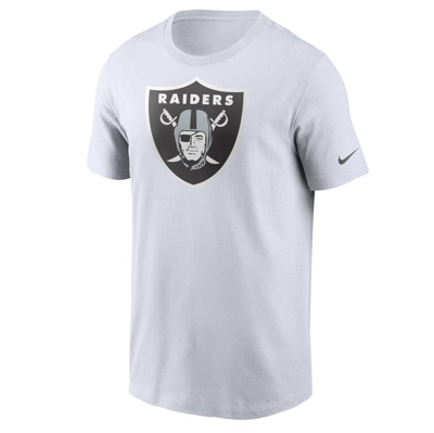 Shop Nike White Las Vegas Raiders Primary Logo T-shirt