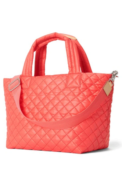 Shop Mz Wallace Small Metro Deluxe Tote In Bright Red