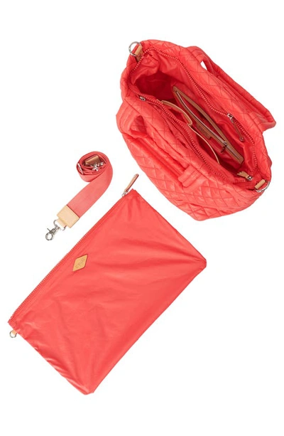 Mz Wallace Small Metro Tote Deluxe In Bright Red