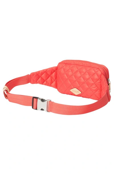 Shop Mz Wallace Metro Convertible Belt Bag In Bright Red