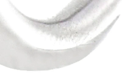 Shop Bony Levy Pavé Diamond Hoop Earrings In White Gold