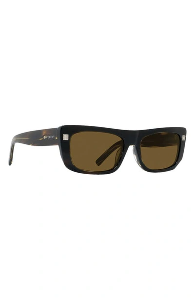 Shop Givenchy Gv Day 57mm Cat Eye Sunglasses In Havana/ Other / Roviex