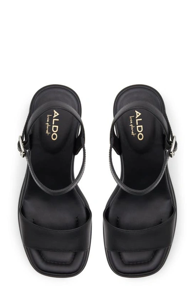Shop Aldo Taina Block Heel Platform Sandal In Black