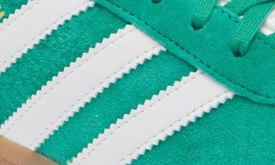Shop Adidas Originals Gazelle Sneaker In Court Green/ Cloud White