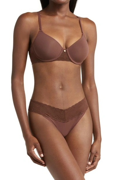 Shop Natori Bliss Perfection Thong In Java