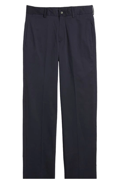 Shop Berle Charleston Khaki Cotton Stretch Twill Chino Pants In Navy