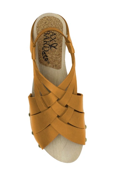 Shop Jax And Bard Jewell Strappy Slingback Sandal In Goldenrod