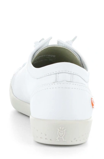 Shop Softinos By Fly London Isla Sneaker In 028 White Smooth Leather