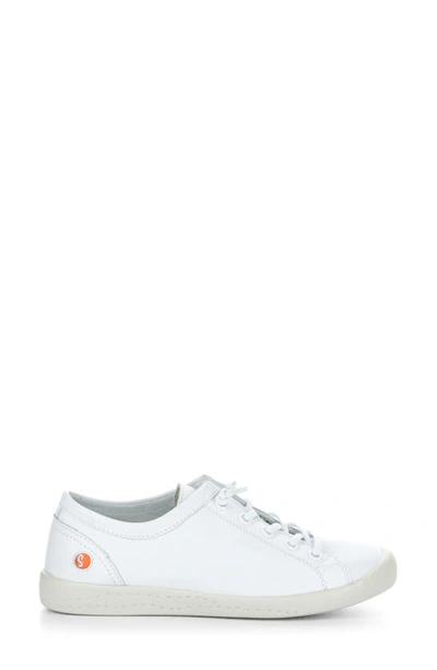 Softinos By Fly London Isla Sneaker In 028 White Smooth Leather