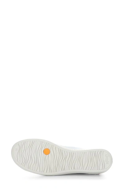Softinos By Fly London Isla Sneaker In 028 White Smooth Leather