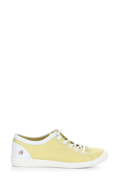 Shop Softinos By Fly London Isla Sneaker In 036 Light Yellow/ White