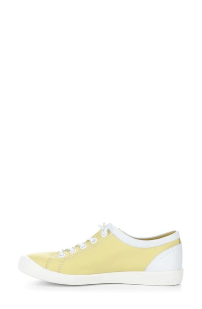Shop Softinos By Fly London Isla Sneaker In 036 Light Yellow/ White