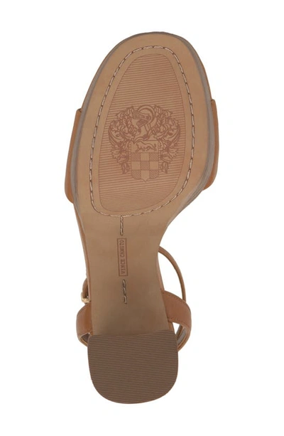 Shop Vince Camuto Pendry Ankle Strap Platform Sandal In Golden Walnu Brnlea