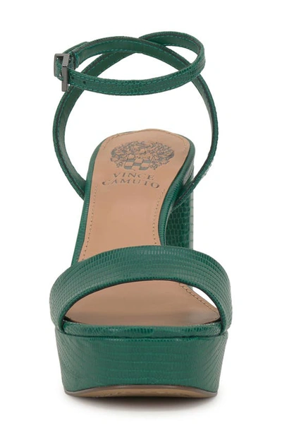 Shop Vince Camuto Pendry Ankle Strap Platform Sandal In Malachite Gylzem