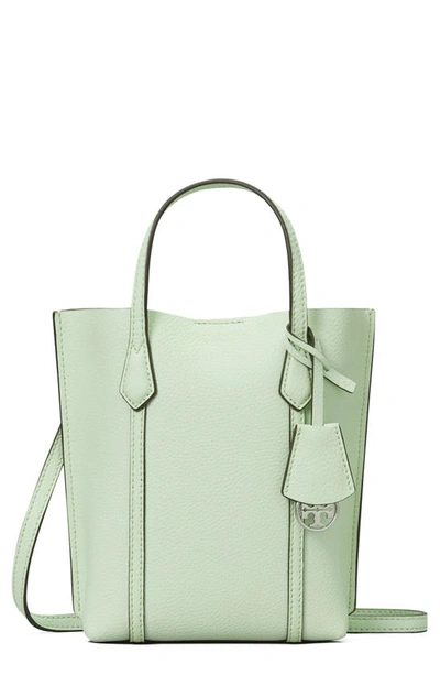 Shop Tory Burch Perry Mini N/s Crossbody Tote In Meadow Mist