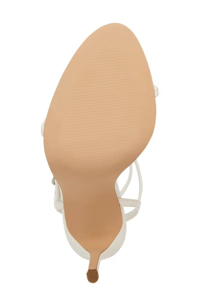 Shop Steve Madden Theresa Ankle Strap Sandal In White Patent