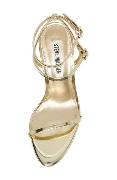 Shop Steve Madden Theresa Ankle Strap Sandal In Champagne