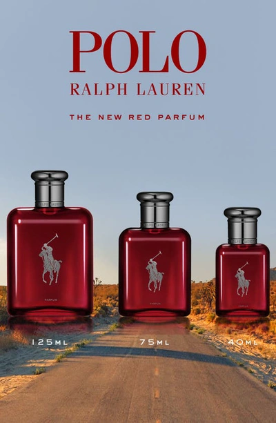 Shop Ralph Lauren Polo Red Parfum, 4.2 oz