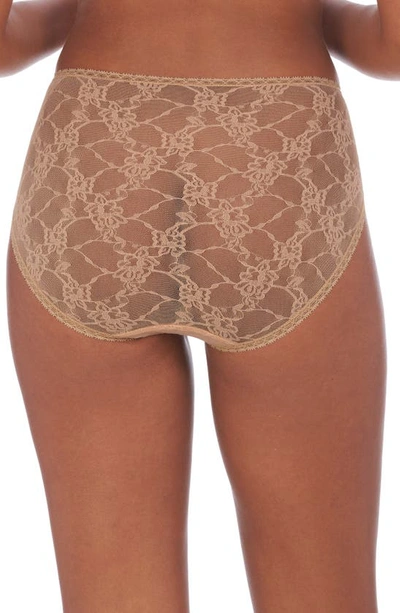 Natori Bliss Allure Lace French Cut Panties In Cafe
