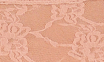 Natori Bliss Allure Lace Thong In Rose Beige