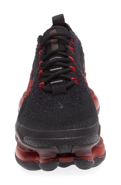 Shop Nike Air Max Scorpion Flyknit Sneaker In Black/ University Red/ Black