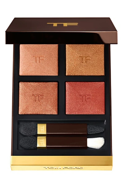 Shop Tom Ford Eye Color Quad Eyeshadow Palette In Peach Dawn