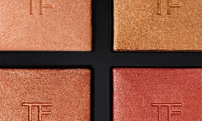 Shop Tom Ford Eye Color Quad Eyeshadow Palette In Peach Dawn