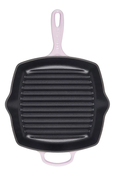 Le Creuset 10 Inch Square Enamel Cast Iron Grill Pan In Shallot