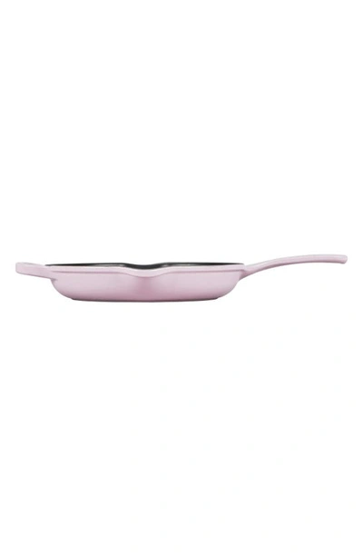 Shop Le Creuset Signature Handle 10 1/4 Inch Enamel Cast Iron Skillet In Shallot