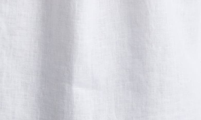 Vince Linen-blend Button-down Shirt In Animal Print