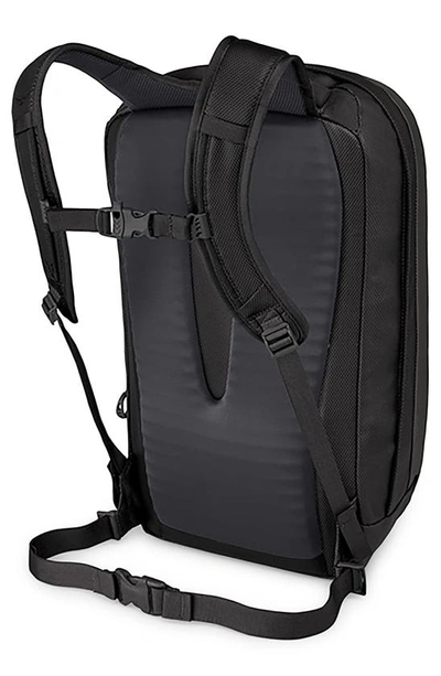 Shop Osprey Transporter® Panel Loader Backpack In Black