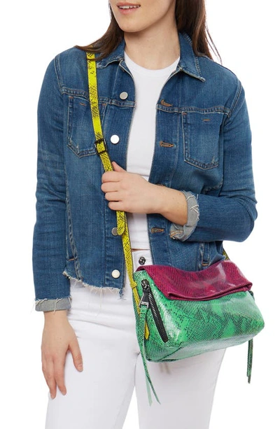 Shop Aimee Kestenberg Bali Leather Crossbody Bag In Multi Cobra