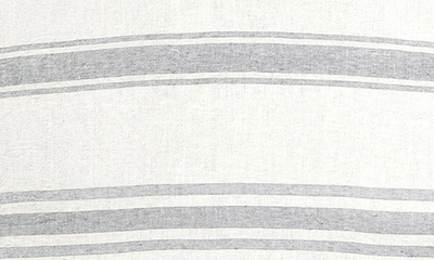 Shop Pom Pom At Home Jackson Stripe Linen Sham In Cream/grey