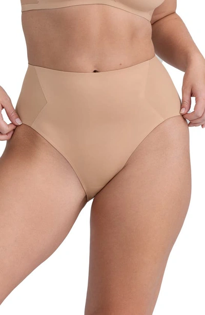 Shop Honeylove Crossover Briefs In Sand