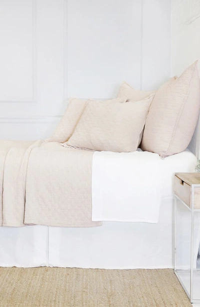 Pom Pom At Home Ojai Cotton Matelassé In Blush