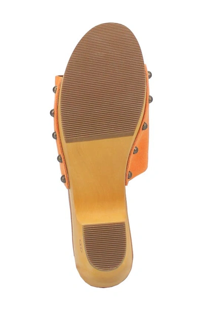 Shop Dingo Beechwood Platform Side Sandal In Orange