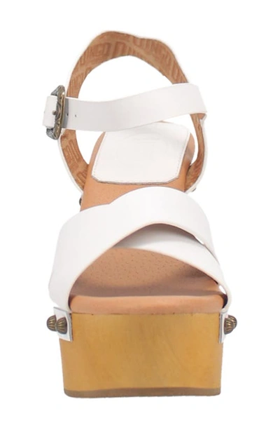 Shop Dingo Woodstock Platform Sandal In White