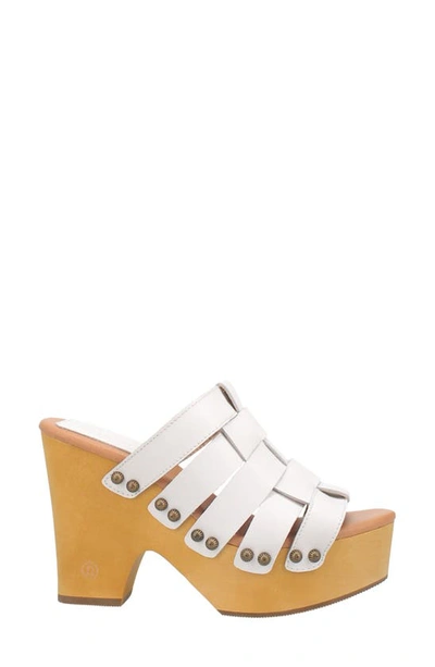 Shop Dingo Dagwood Platform Slide Sandal In White
