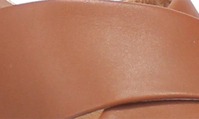 Dingo Driftwood Platform Wedge Sandal In Tan