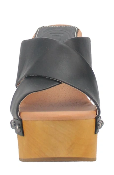 Shop Dingo Driftwood Platform Wedge Sandal In Black