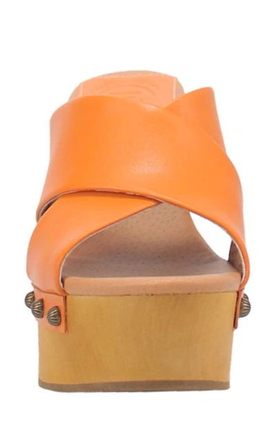 Shop Dingo Driftwood Platform Wedge Sandal In Orange