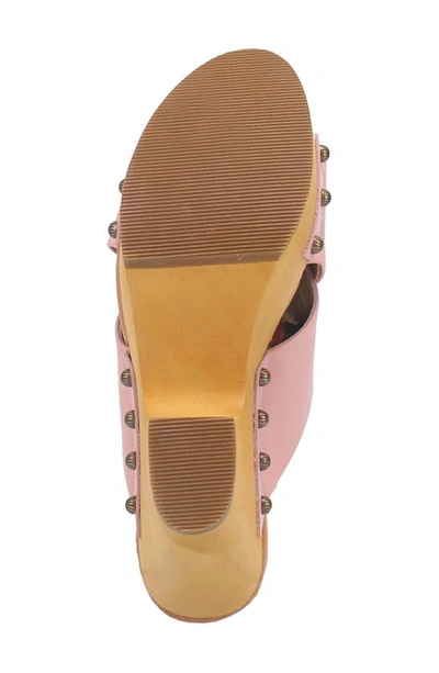 Dingo Driftwood Platform Wedge Sandal In Pink