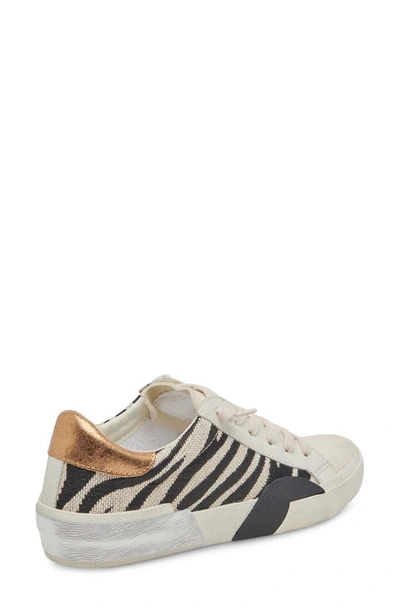 Shop Dolce Vita Zina Sneaker In Zebra Fabric