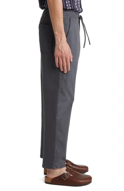 Shop Treasure & Bond Pull-on Crop Tapered Pants In Navy India Ink