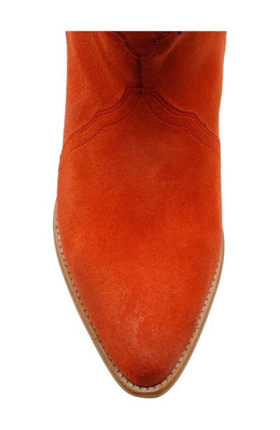 Shop Free People New Frontier Western Bootie In Coral Fusion