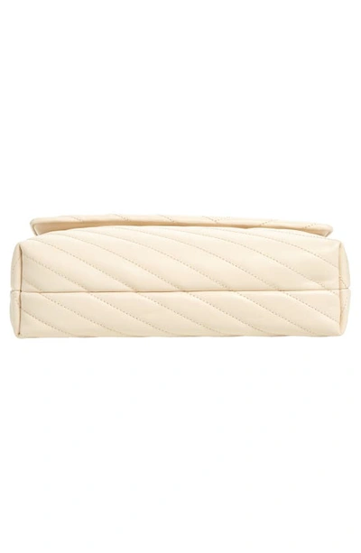 Tory Burch Kira Chevron-quilted Convertible Shoulder Bag In New Cream