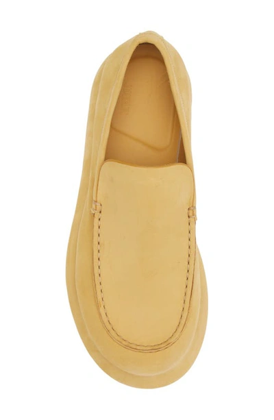 Shop Jacquemus Bricciola Platform Loafer In 220 Dusty Yellow