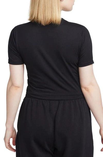 Shop Nike Sportswear Essential Slim Crop Top In Black